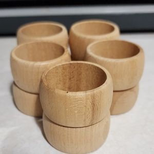 10 count Tan / Cream napkin Rings